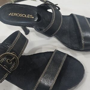 Aerosoles Black Women's Sandals